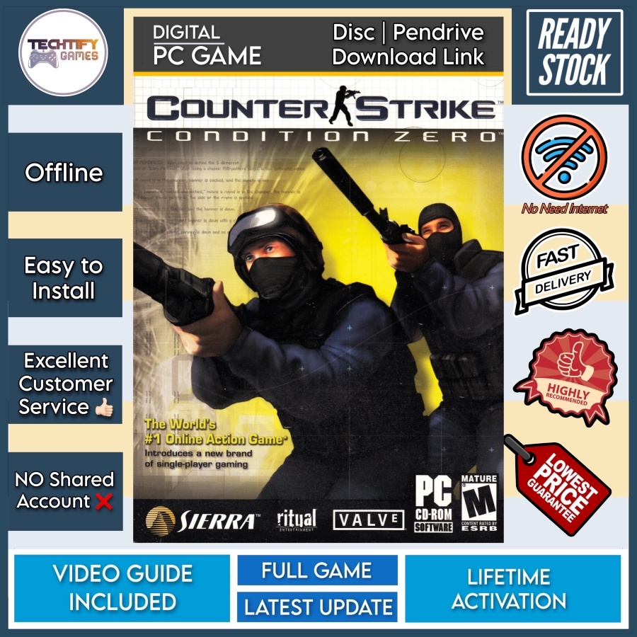 PC GAMER: Counter Strike Condition Zero PC Full Version Download