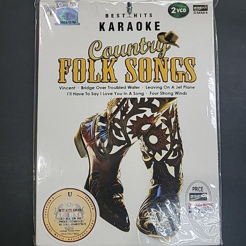 Country Folk Songs Best Hits Karaoke (VCD) Shopee Singapore
