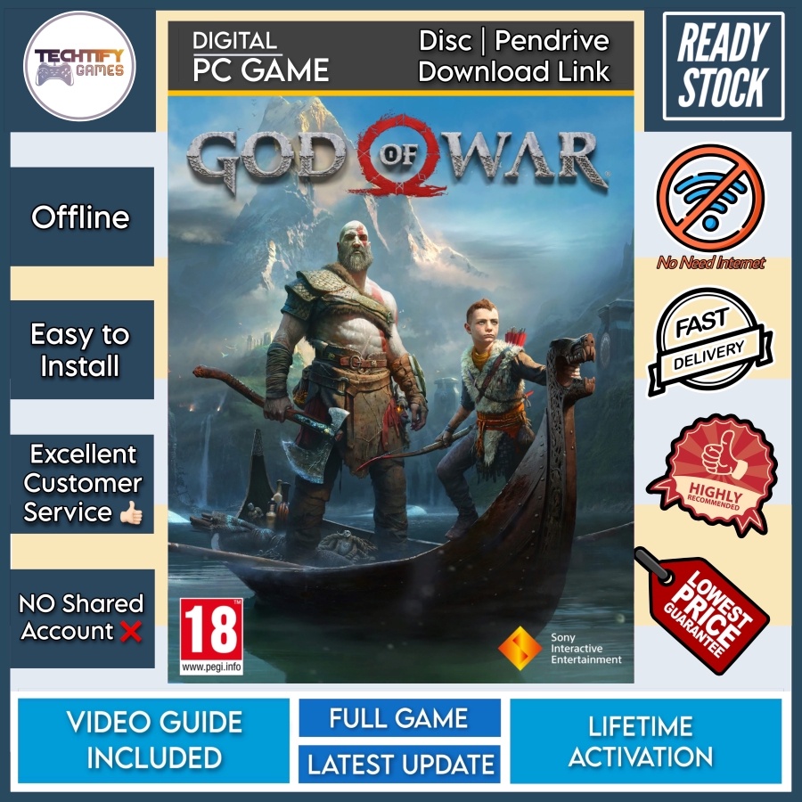 God of War PC GAME Offline [Pendrive INSTALLATION]