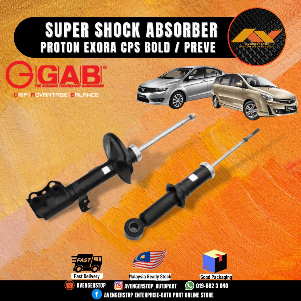 PROTON EXORA PREVE CPS BOLD GAB SHOCK ABSORBER FRONT REAR DEPAN ...