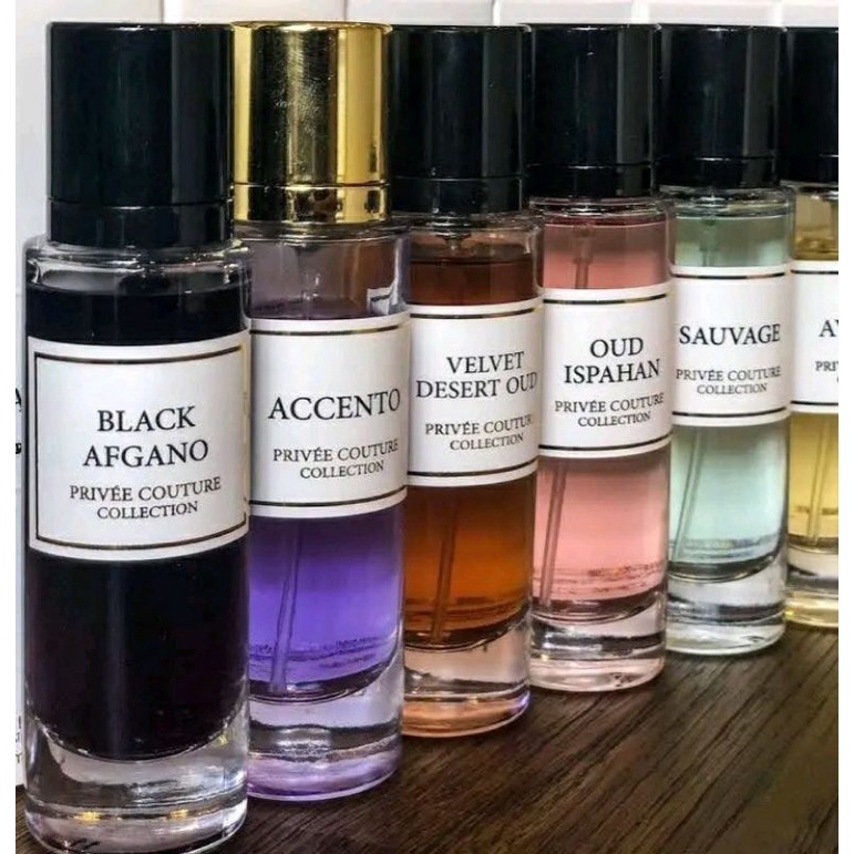 BLACK AFGANO /AVENTÓ /OUD ISPAHAN / GRIS MONTAIGNE PRIVEE COUTURE