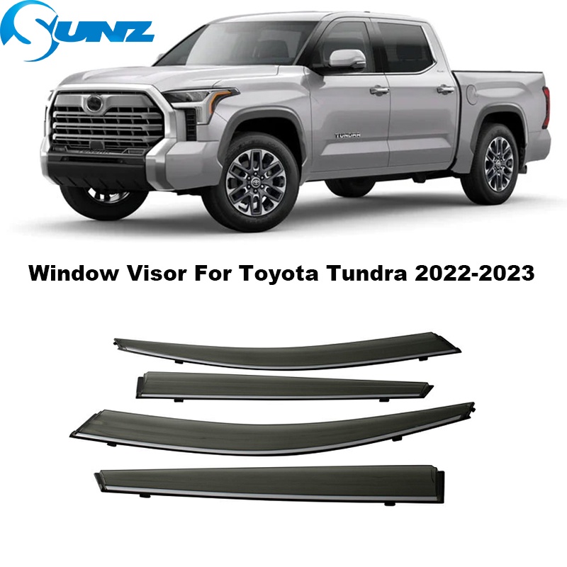 Side Window Deflector For Toyota Tundra 2022 2023 Weathershields Sun ...