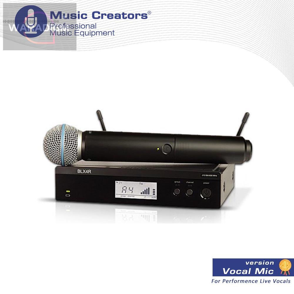 Shure BLX24R/SM58 Rackmount Wireless Microphone System with Handheld