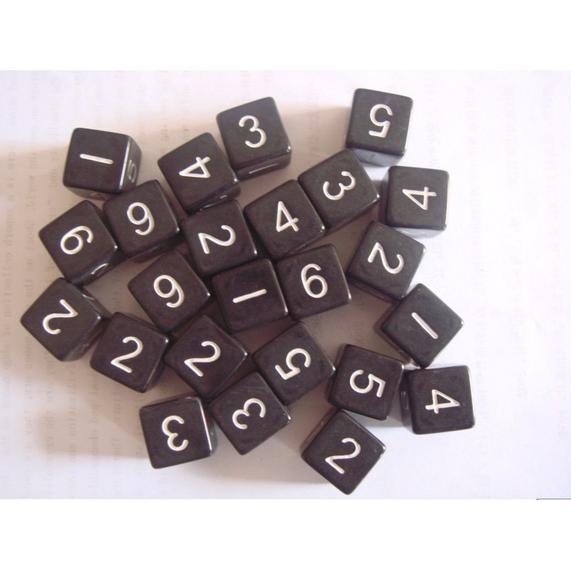 Yixi D6 Sezilong and Dungeon (D&D) 6-Sided Numbers Wanzhi Brand Props ...