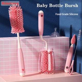 1 Set Bottle Cleaning Brush Soft Silicone Milk Bottle Brush Baby