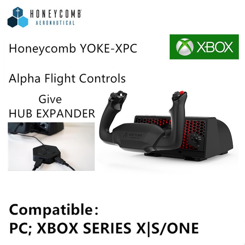 ALPHA FLIGHT SIMULATOR CONTROLLER YOKE XPC Compatible Xbox