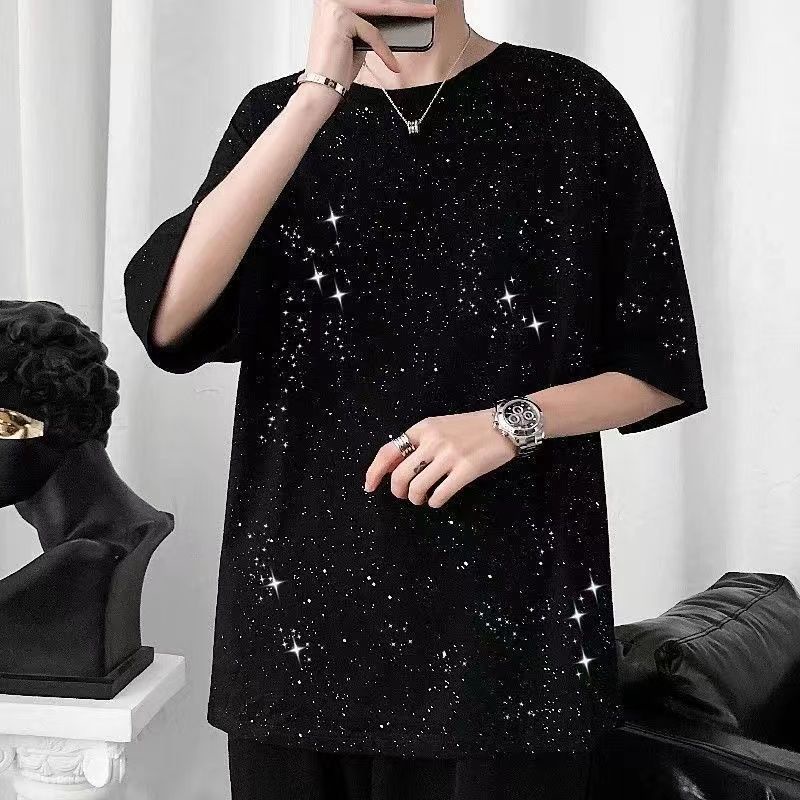 men sequin top