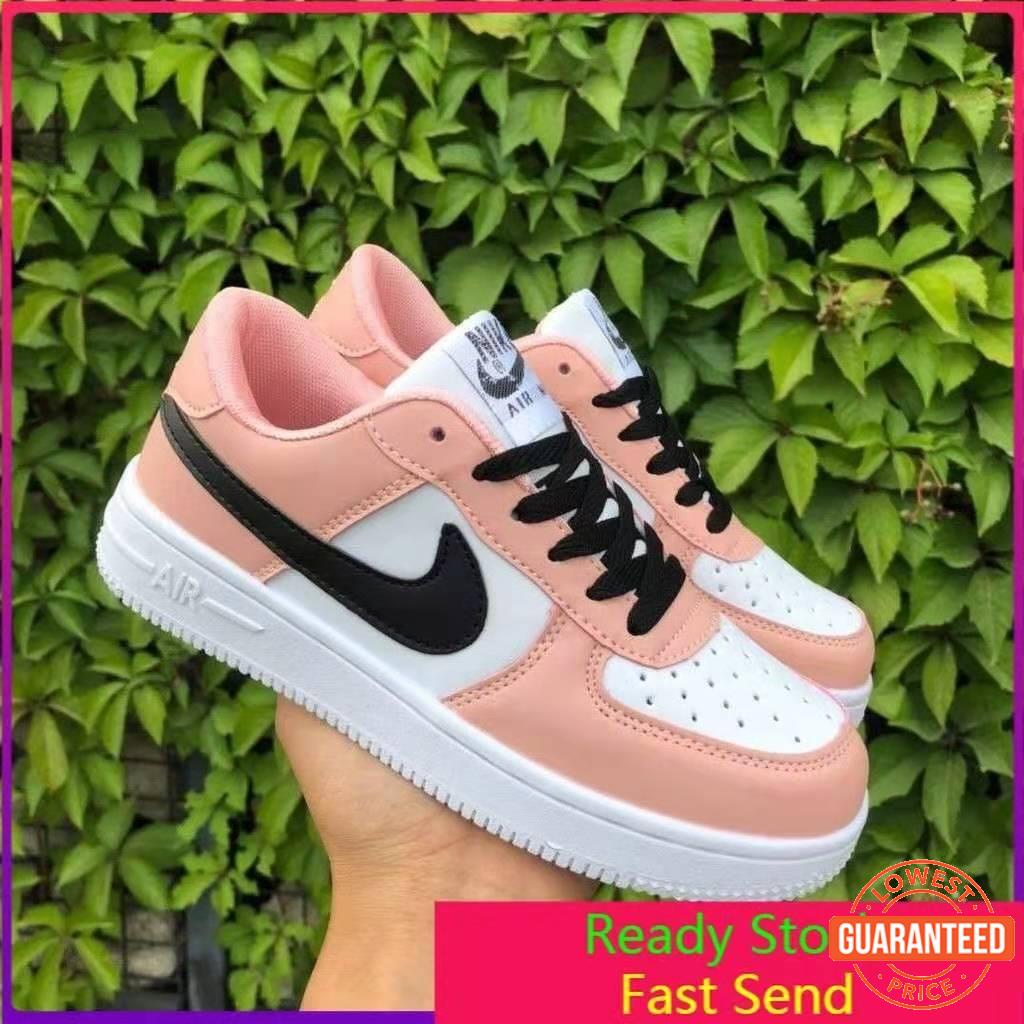 Air force ones on sale white and pink