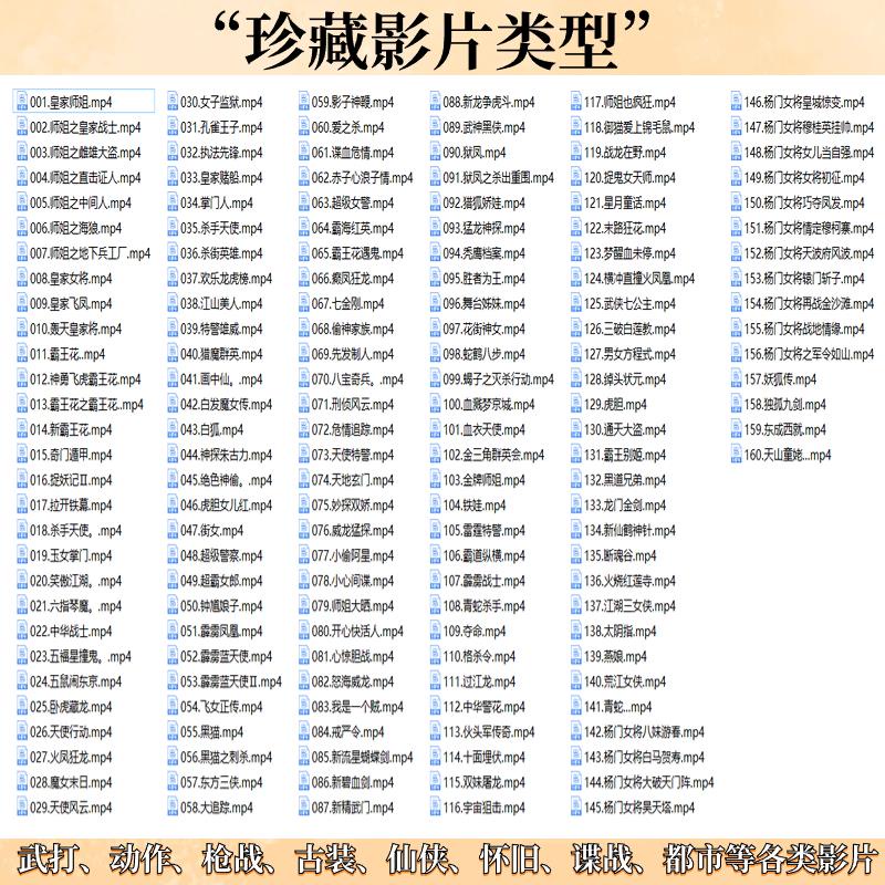 Usb flash drive movies, Hong and Taiwan Straw stars, movies, actions