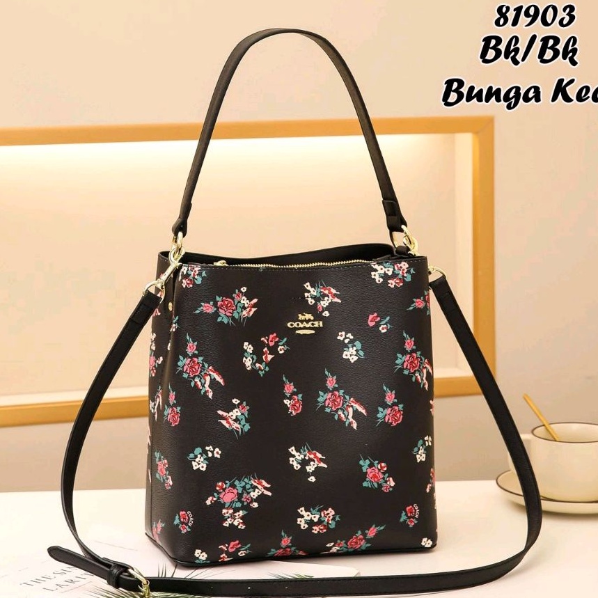 Hot Restock C04CL1` Floral Women Casual Bucket Bag Sling Bag 81903