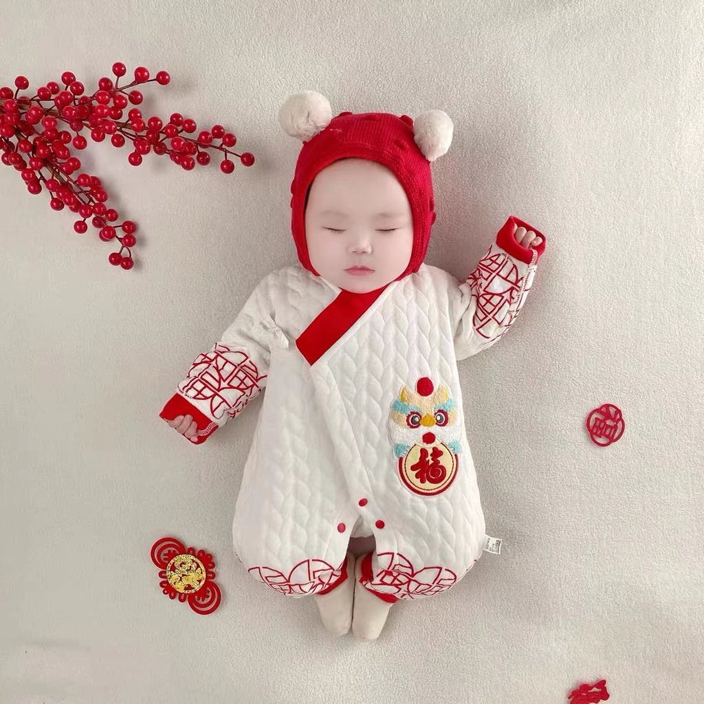 Newborn chinese new hot sale year outfit