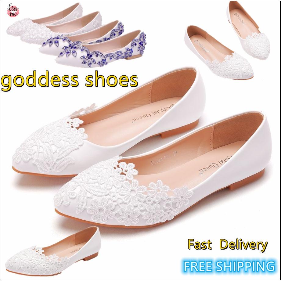 White deals dressy flats