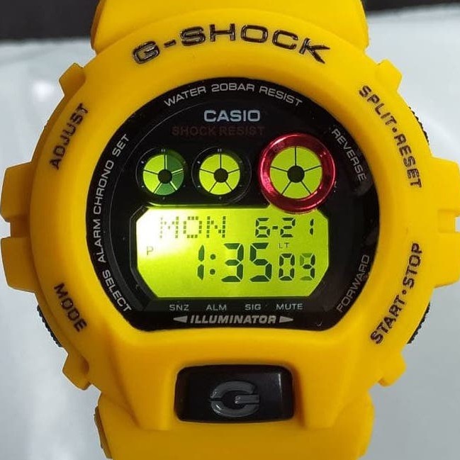 Casio g shock yellow on sale watch