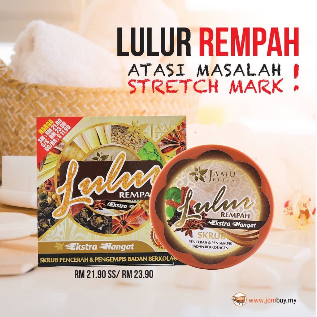 Jamu Jelita Spice Scrub & Pass Fruit (200g) 