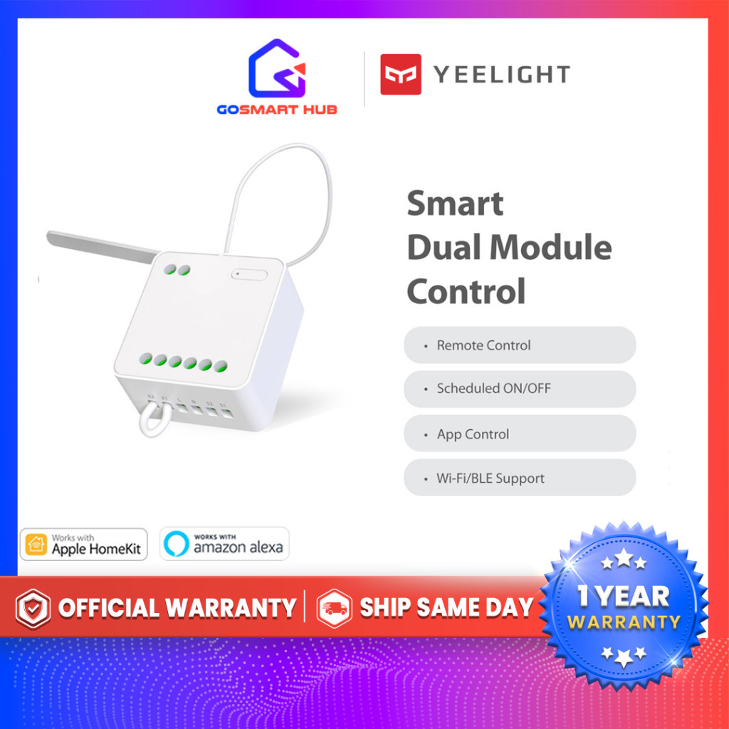 Yeelight Smart Dual Control Module Wifi Lighting Fan Ylai002 | Shopee ...