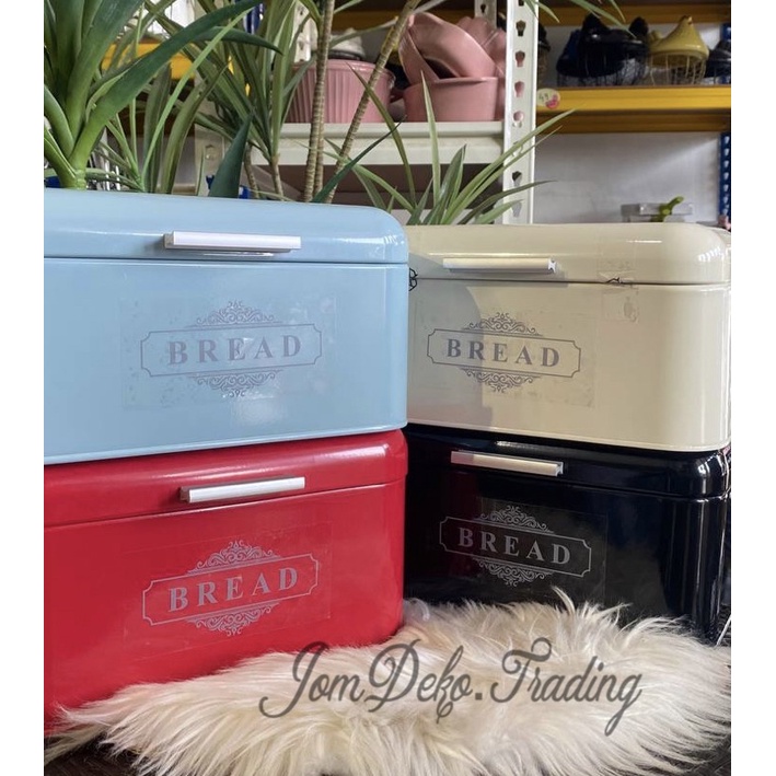 BREAD BAKERY CANISTER STORAGE BIN | BEKAS SIMPAN ROTI | Shopee Singapore