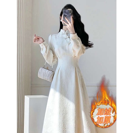 Wedding dress with on sale overcoat