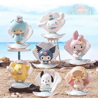 Miniso Sanrio Characters Bunny Series 6pcs Blind Box Cinnamon Kuromi Hello  Kitty