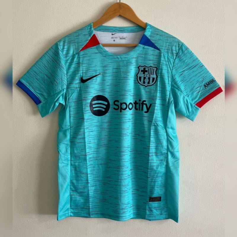 JERSI BARCELONA THIRD 2023/2024 Quick Drying Football Jersey Oversize