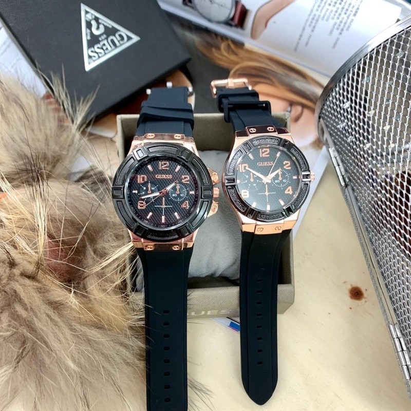 Guess Single Couple Watch Set Price Shopee Singapore