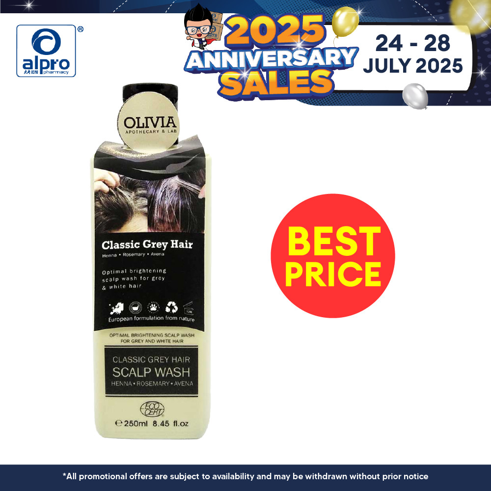 Alpro Pharmacy Exclusive - Olivia Classic Grey Hair Scalp Wash Shampoo ...