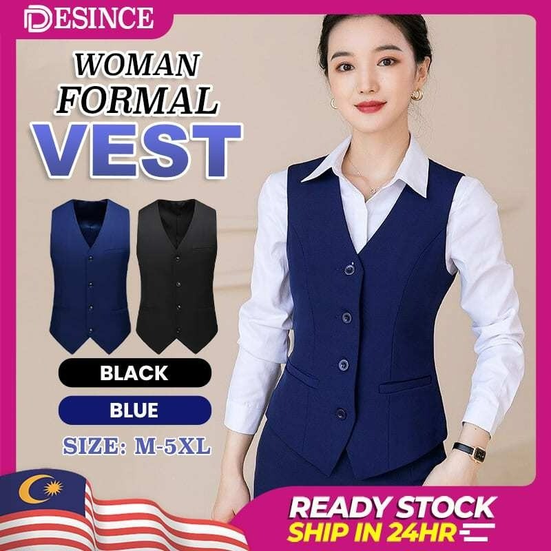 DESINCE Unisex Vest Man Woman Formal Top Suit Office Wedding Ceremony ...