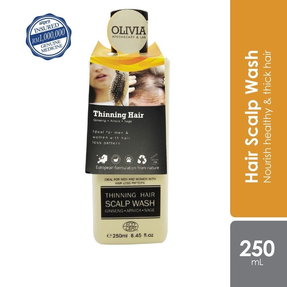 Alpro Pharmacy Exclusive - Olivia Thinning Hair Scalp Wash Shampoo ...