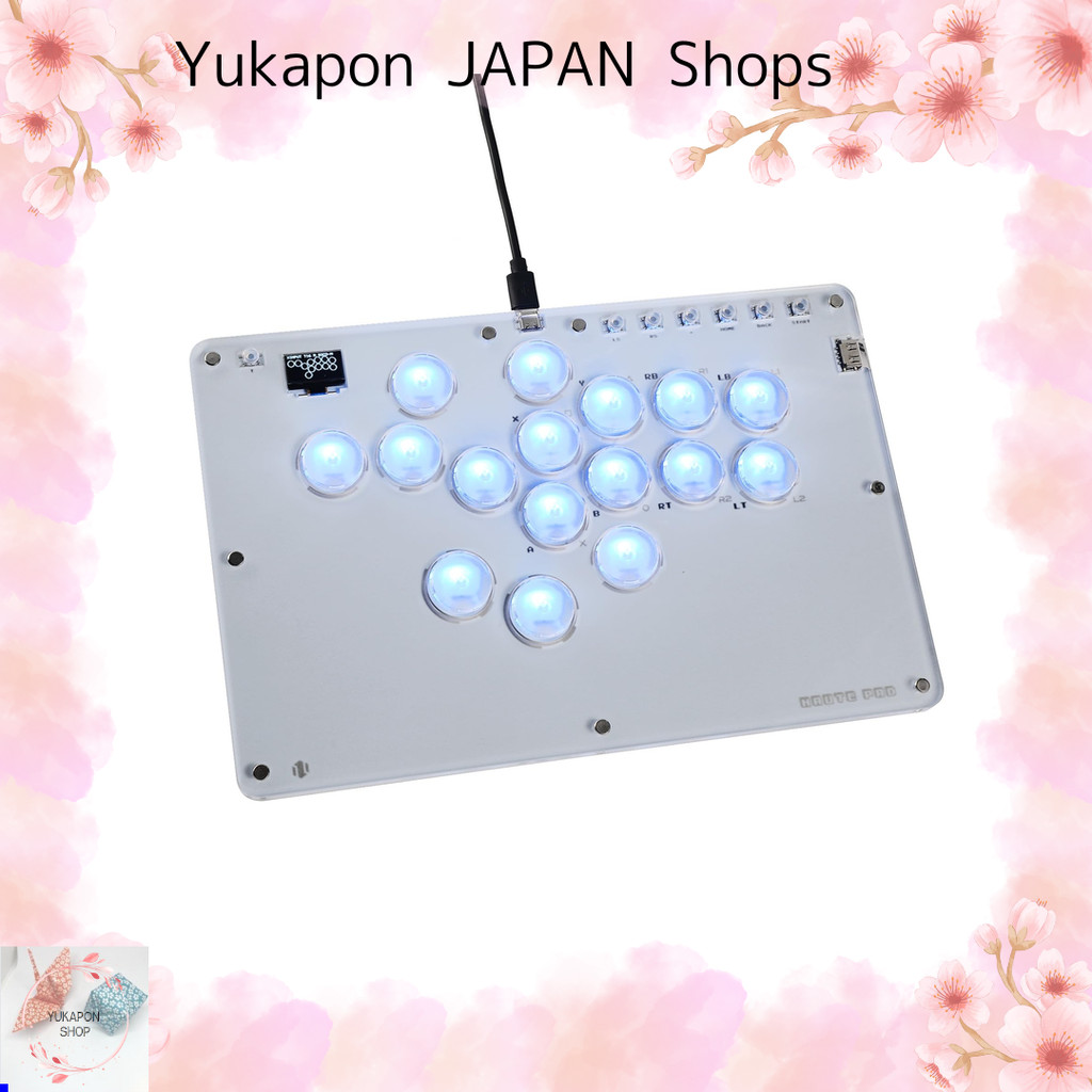Leverless Akecon Leverless Arcade Controller haute42 cosmox 16 Buttons ...