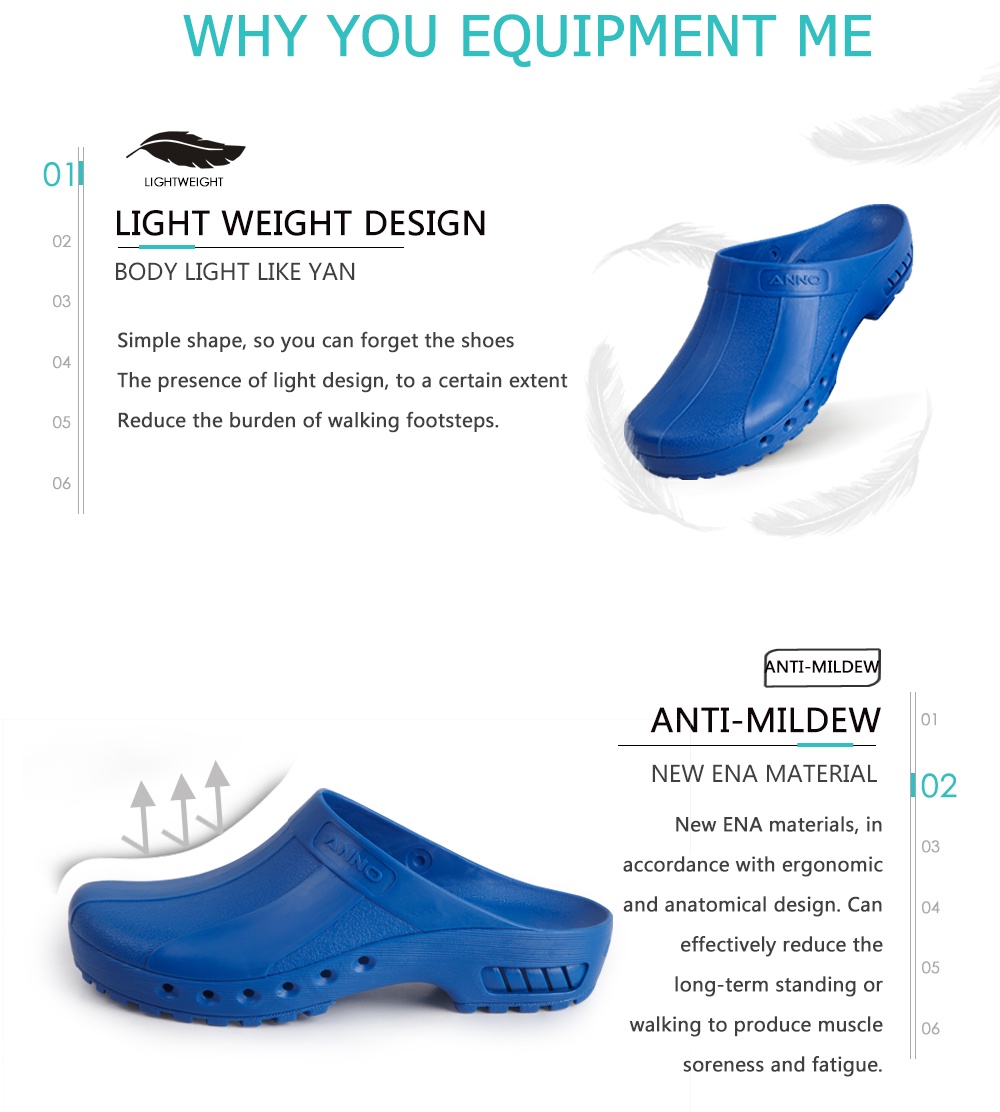 TPE Work Shoes With Strap Medical Clogs Doctor Nursing Surgical ...