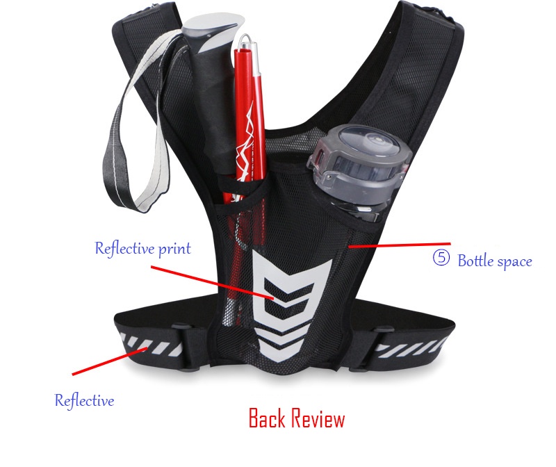 Universal Reflective Night Running Cycling Backpack Ultralight Sport ...