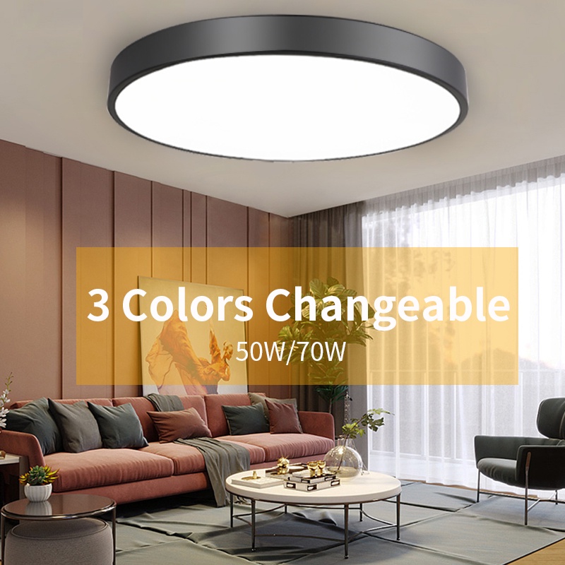 3 colors LED Ceiling Light RGB Siling Lampu Modern Ceiling Lamp for ...