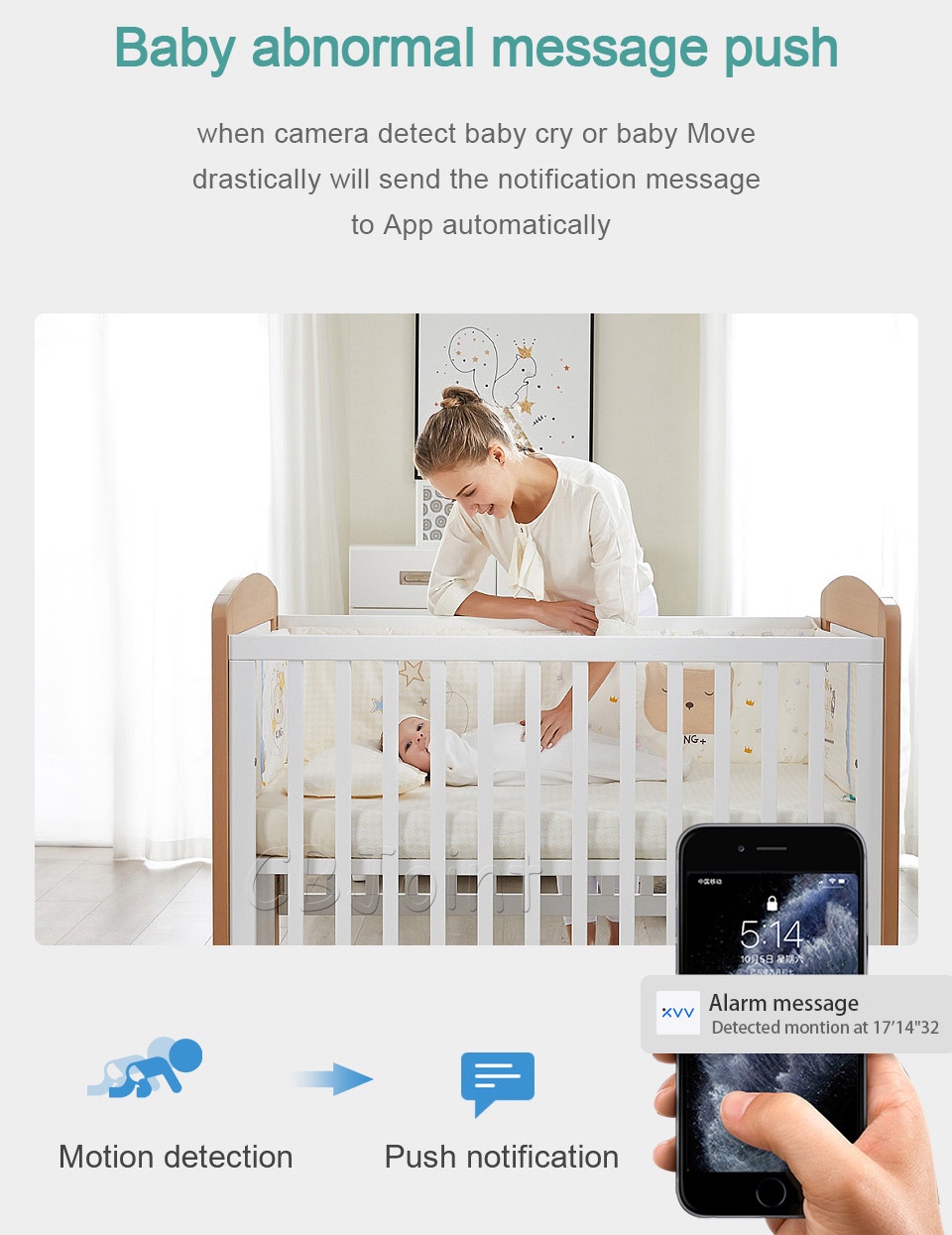 Baby Monitor Camera Xiaomi Mihome CCTV Xiaovv baby monitor Wireless