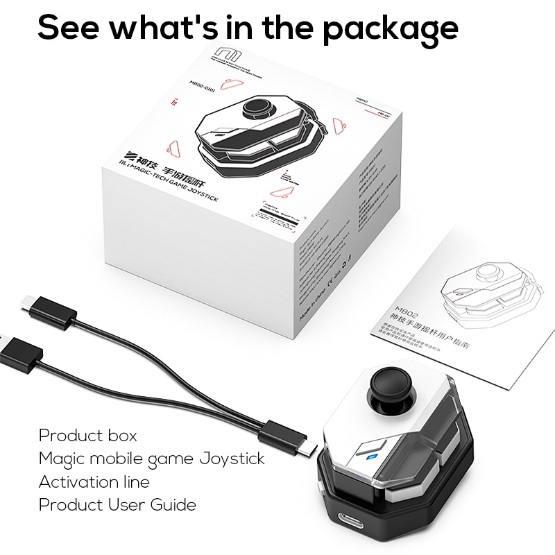 Magic MB02 Mobile Game Joystick HID MFI Model Gamepad for Android and ...