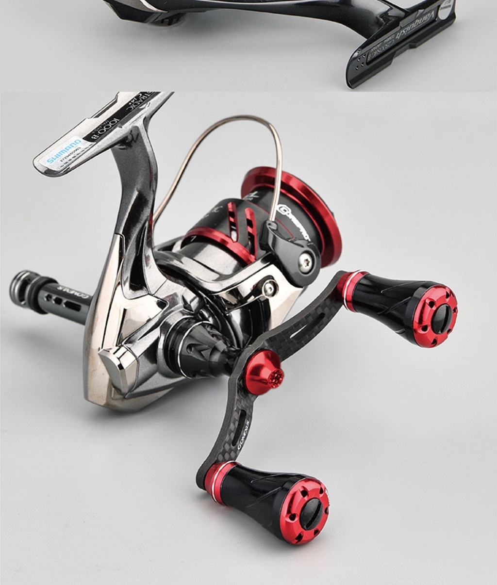 Gomexus Carbon Double Handle For Shimano Vanford Stradic Daiwa Exist Spinning  Reel CDH (72-98mm)