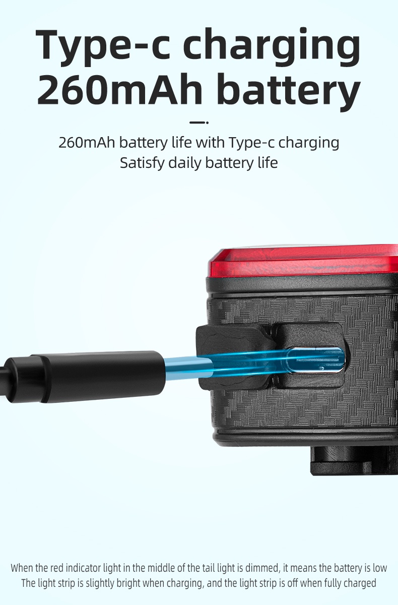 【3-day Delivery】ROCKBROS Bike Light Smart Light Brake Sensing IPX6 ...