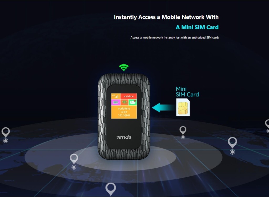 Tenda 4G185 Mobile Wifi Router Hotspot Portable Router Maxis Digi Unifi ...