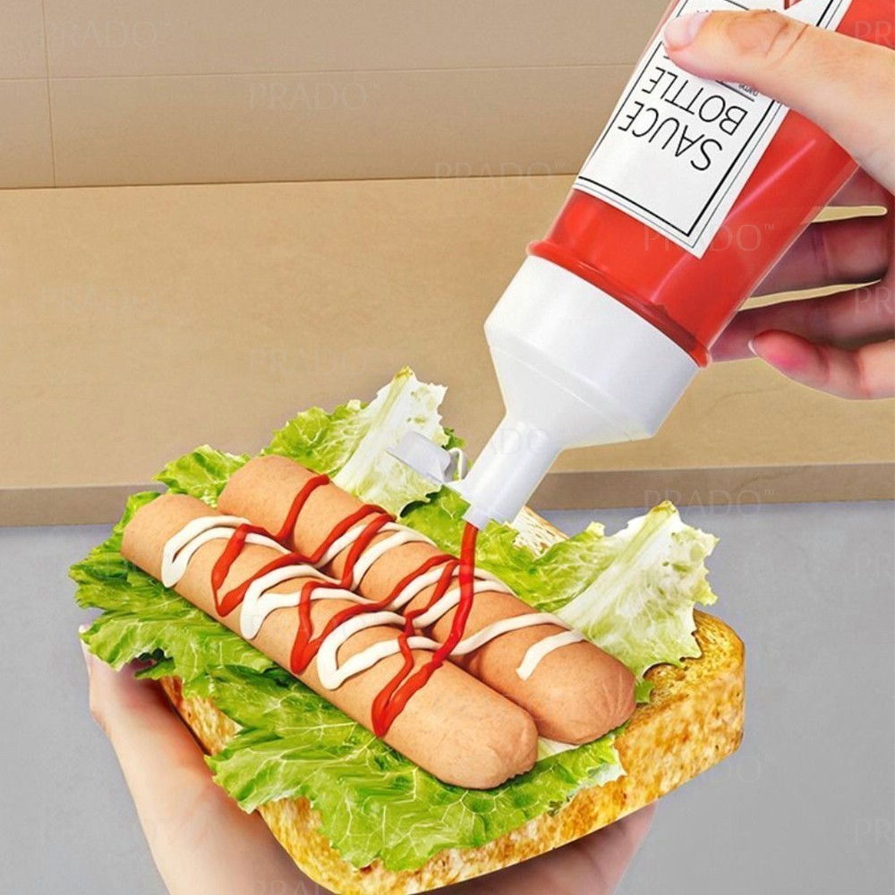 PRADO Sauce Squeezer Syrup Mustard Ketchup Condiment Sauce Bottle ...