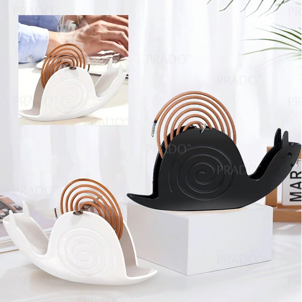 PRADO Home Living Snail Coil Burner Holder Mosquito Fireproof Coil Ash ...
