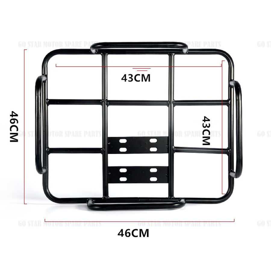 Motorcycle Delivery Bag Rack Universal Carrier Tailstock Rear Seat Rack ...