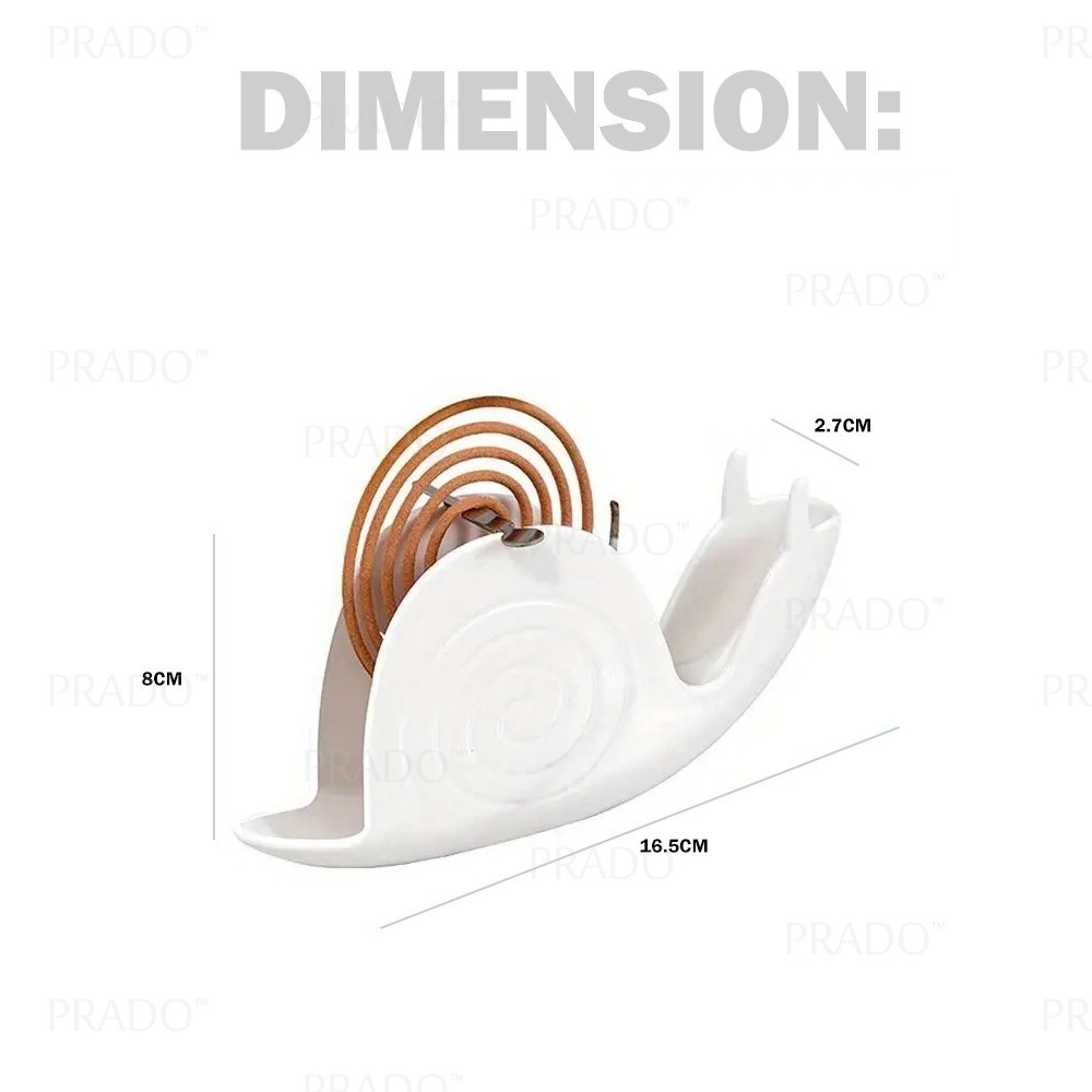 PRADO Home Living Snail Coil Burner Holder Mosquito Fireproof Coil Ash ...