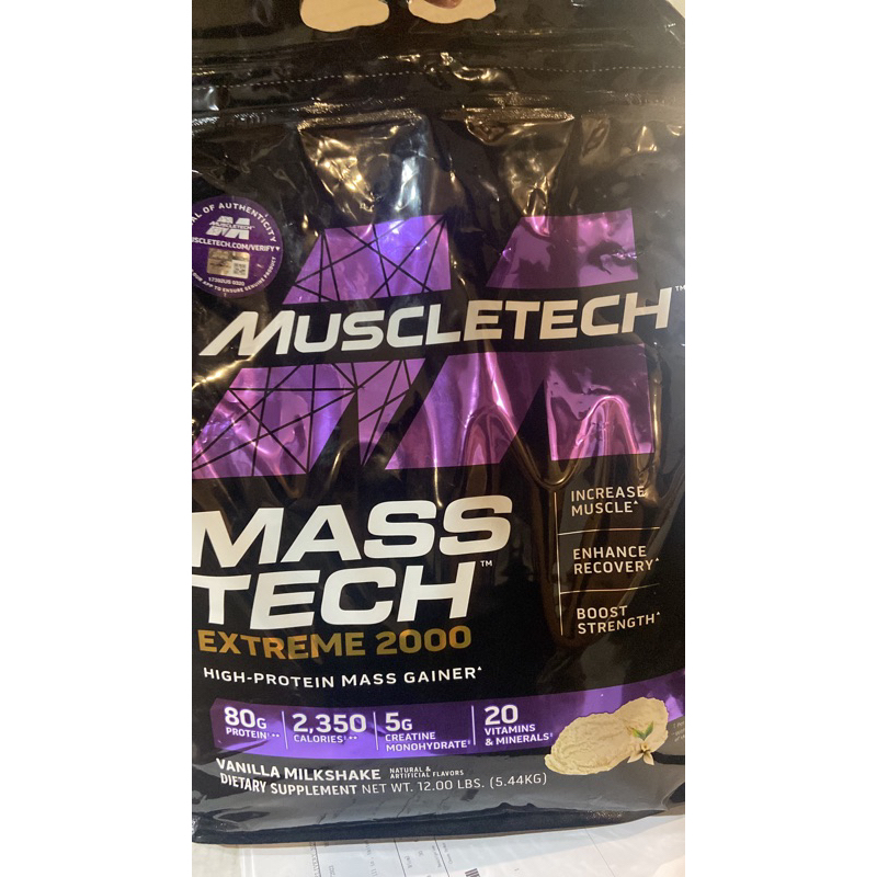 Muscletech Masstech extreme 12lbs ( mass-tech ) | Shopee Singapore