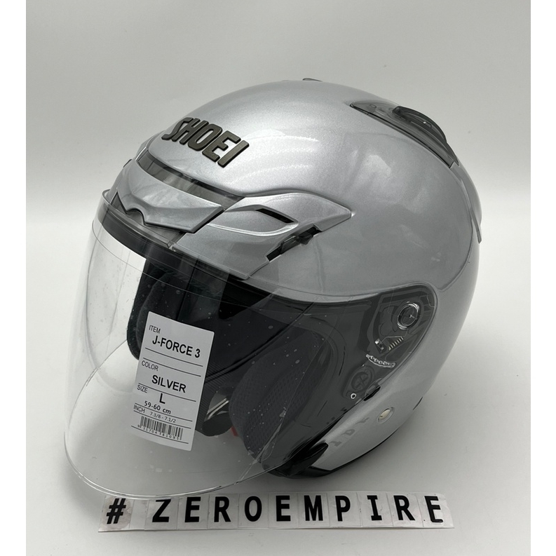 Helmet SHOEI JFORCE 3 / JF3 / Visor Shoei CJ1 (Matte Black / Blue