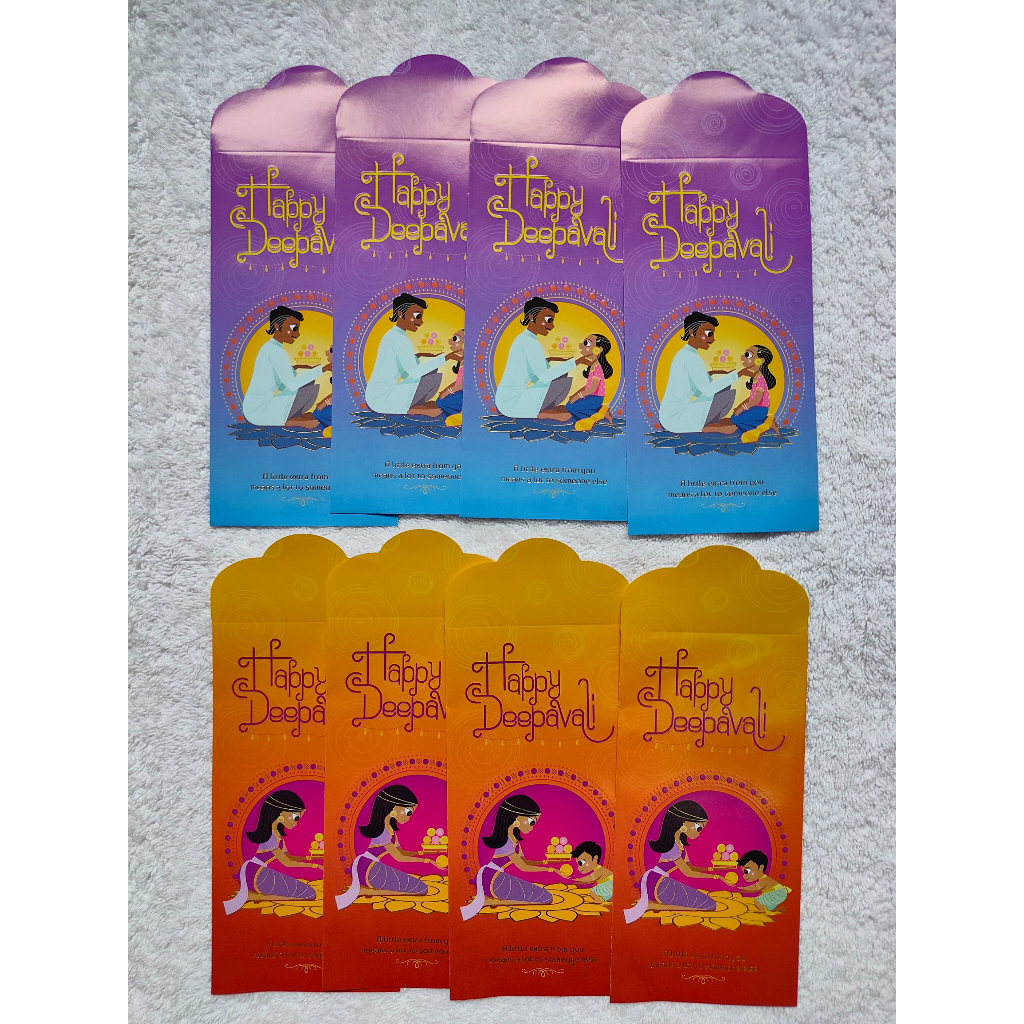 2018 Hong Leong Bank Deepavali Packet (1 pack-8 pcs) [Happy Diwali ...