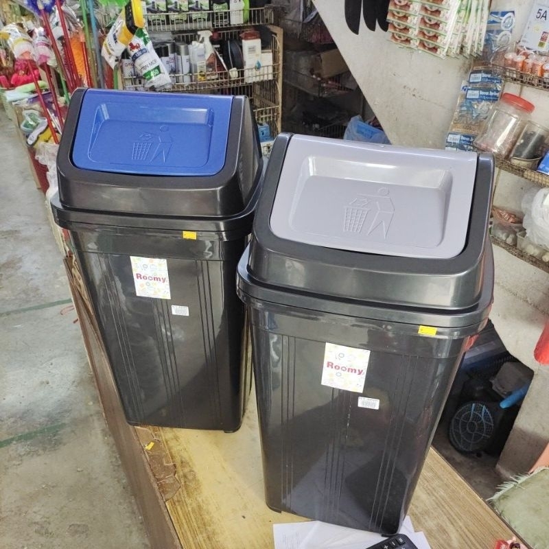 Roomy / 50L touch top bin / dustbin / tong sampah / swing dustbin ...