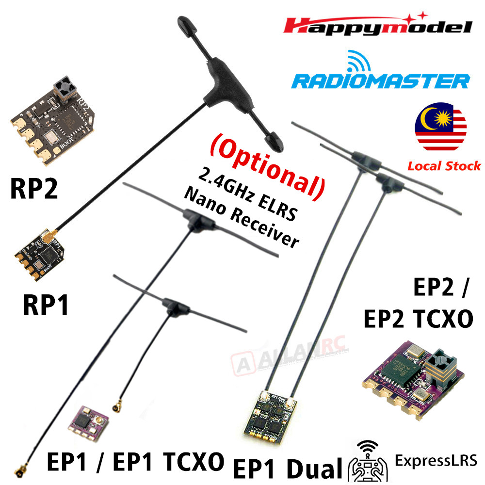 Receiver ELRS HappyModel 24g EP1 Dual TCXO   Cube FPV