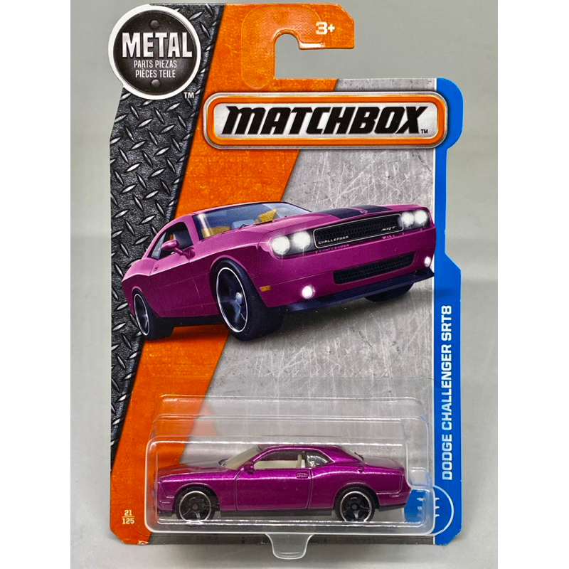 Matchbox DODGE CHALLENGER SRT8 Metallic Magenta Purple 1/64 Diecast Car