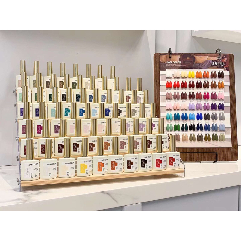 MU LI 56 色 纯色系列 56 gel colors set with free color chart | Shopee Singapore