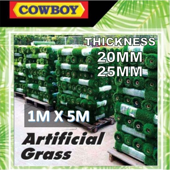 Fake Grass Carpet,Artificial Grass, Karpet rumput 1M X 5M thickness