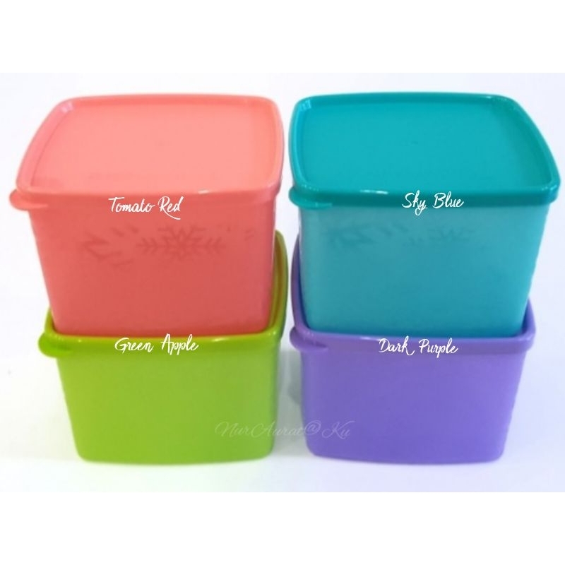 TUPPERWARE SNOWFLAKE SQUARE ROUND (800 ML) | Shopee Singapore