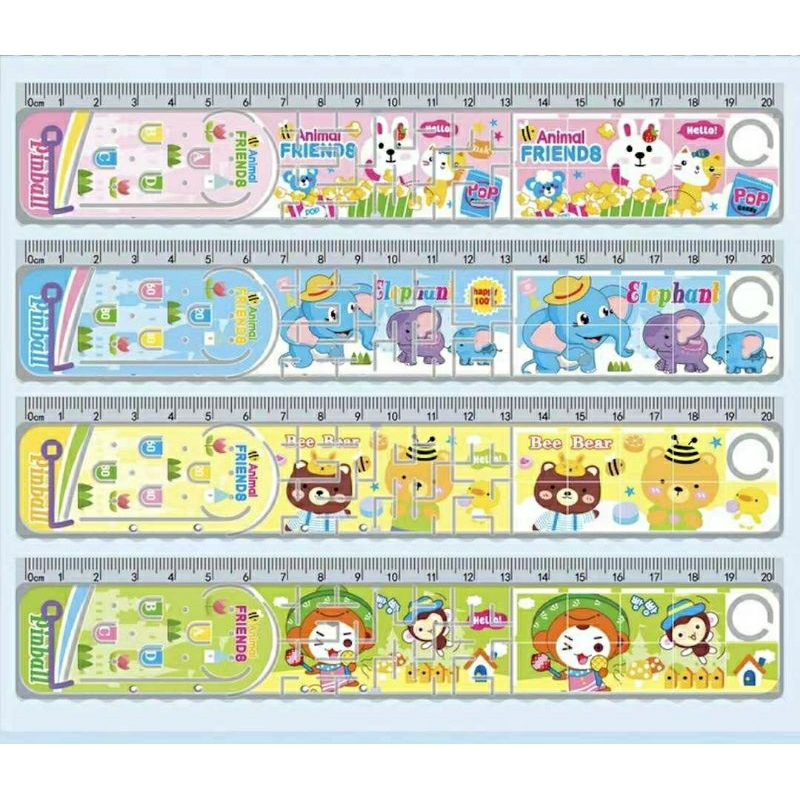 Cute Cartoon Maze Design Ruler 20cm | Shopee Singapore